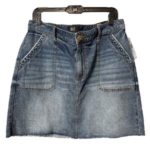 Kut from Kloth Ultra Soft Blue Denim Skirt